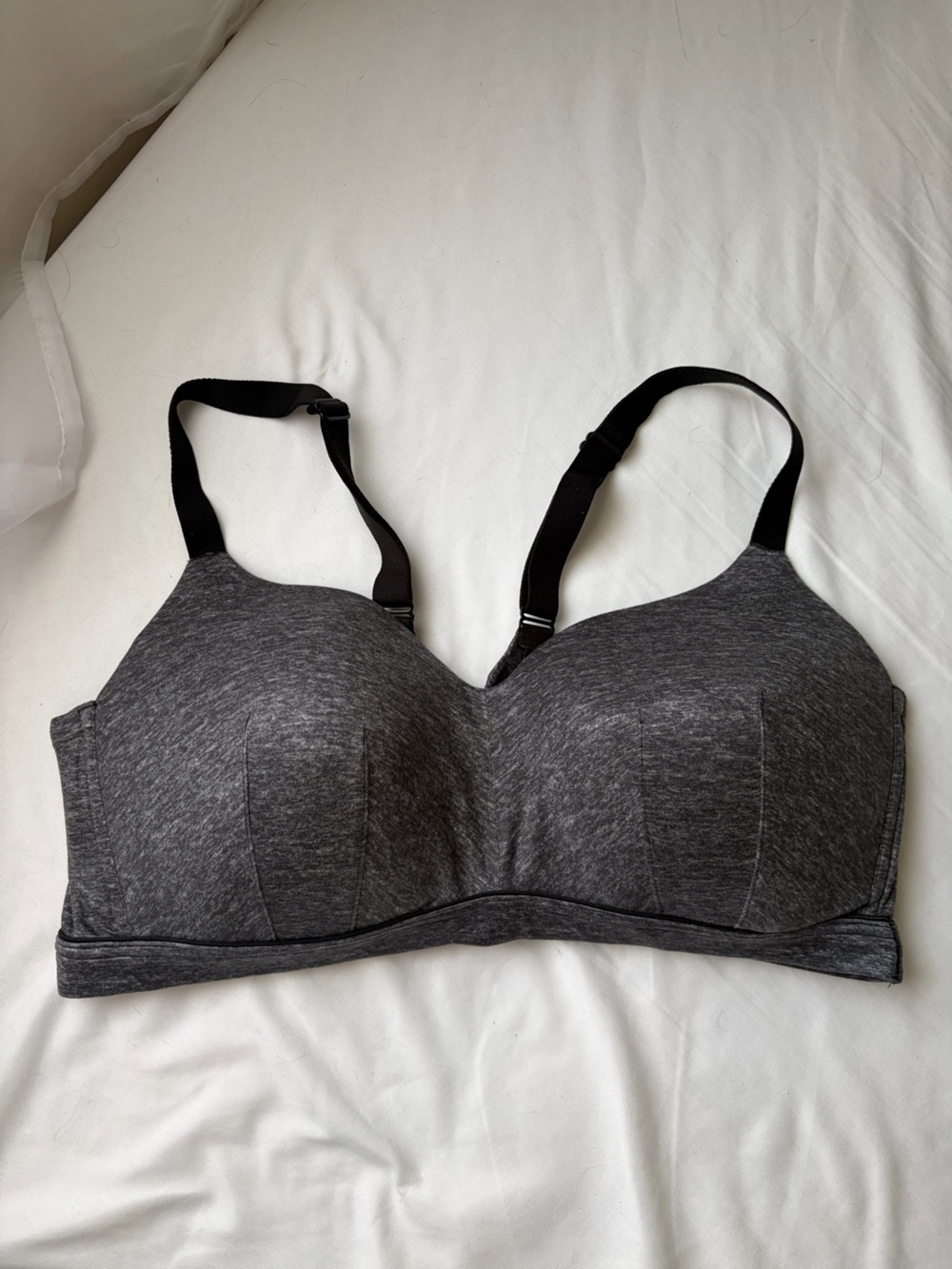Wireless Lane Bryant Cacique Bra in Charcoal Gray